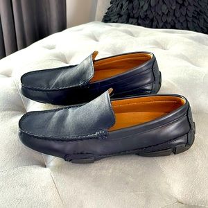Mens Kenneth Cole Reaction Loafers Navy Blue Size 9M